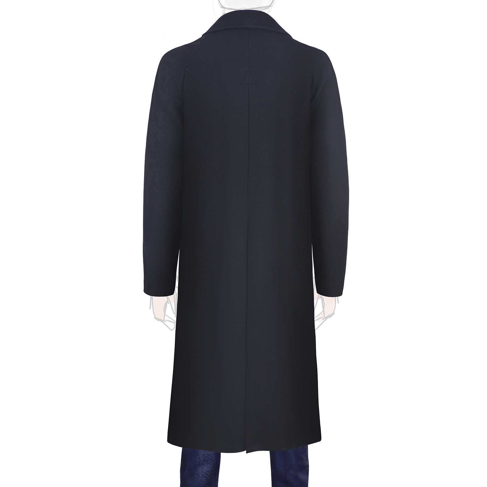 Rubinacci Cappotto raglan in lana skyfall blu Fino al 65% di sconto