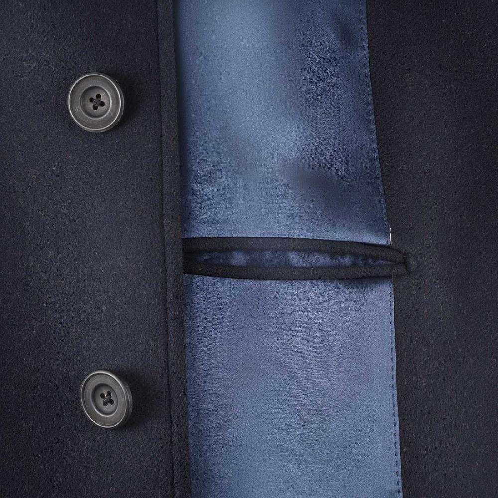Rubinacci Cappotto raglan in lana skyfall blu Fino al 65% di sconto