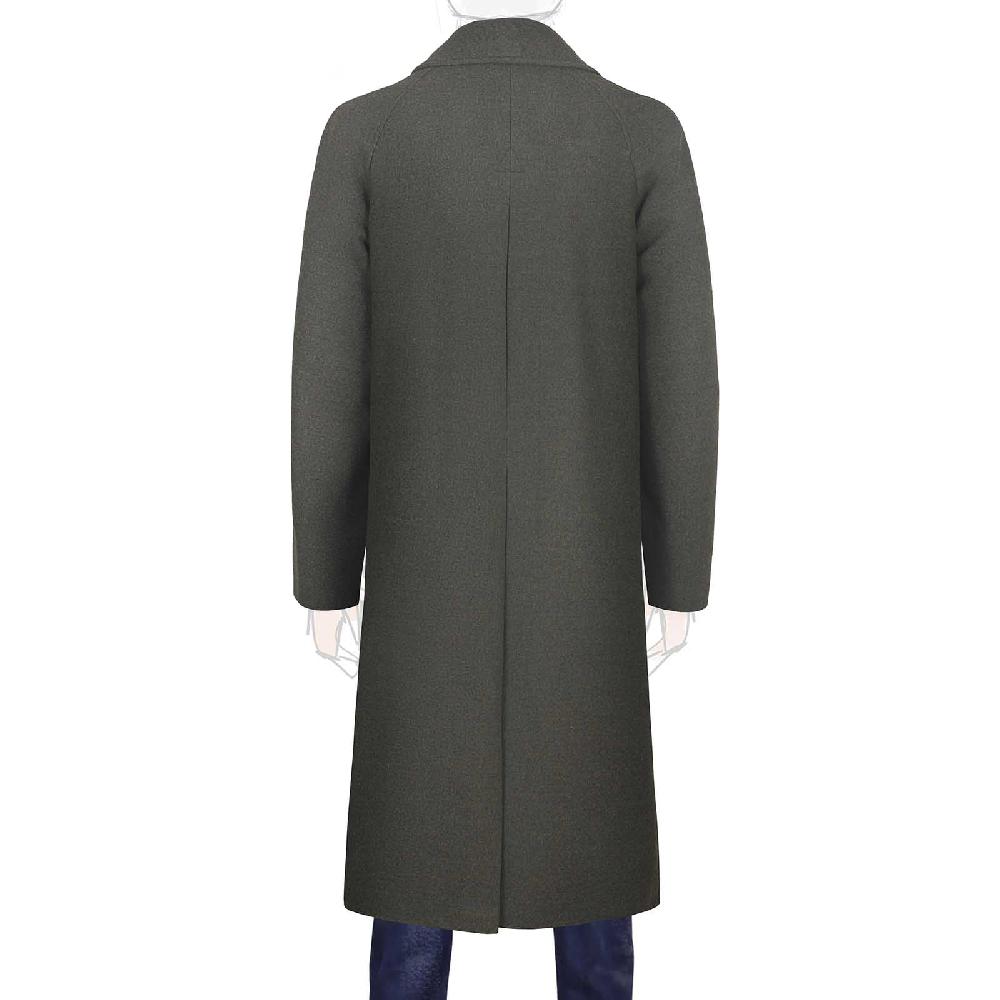 Rubinacci Cappotto raglan in lana skyfall verde Only for today