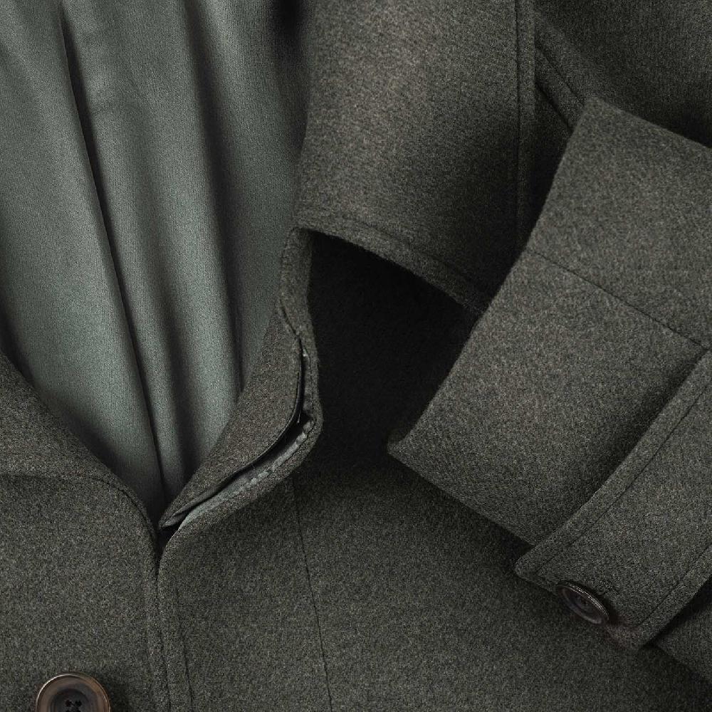 Rubinacci Cappotto raglan in lana skyfall verde Only for today