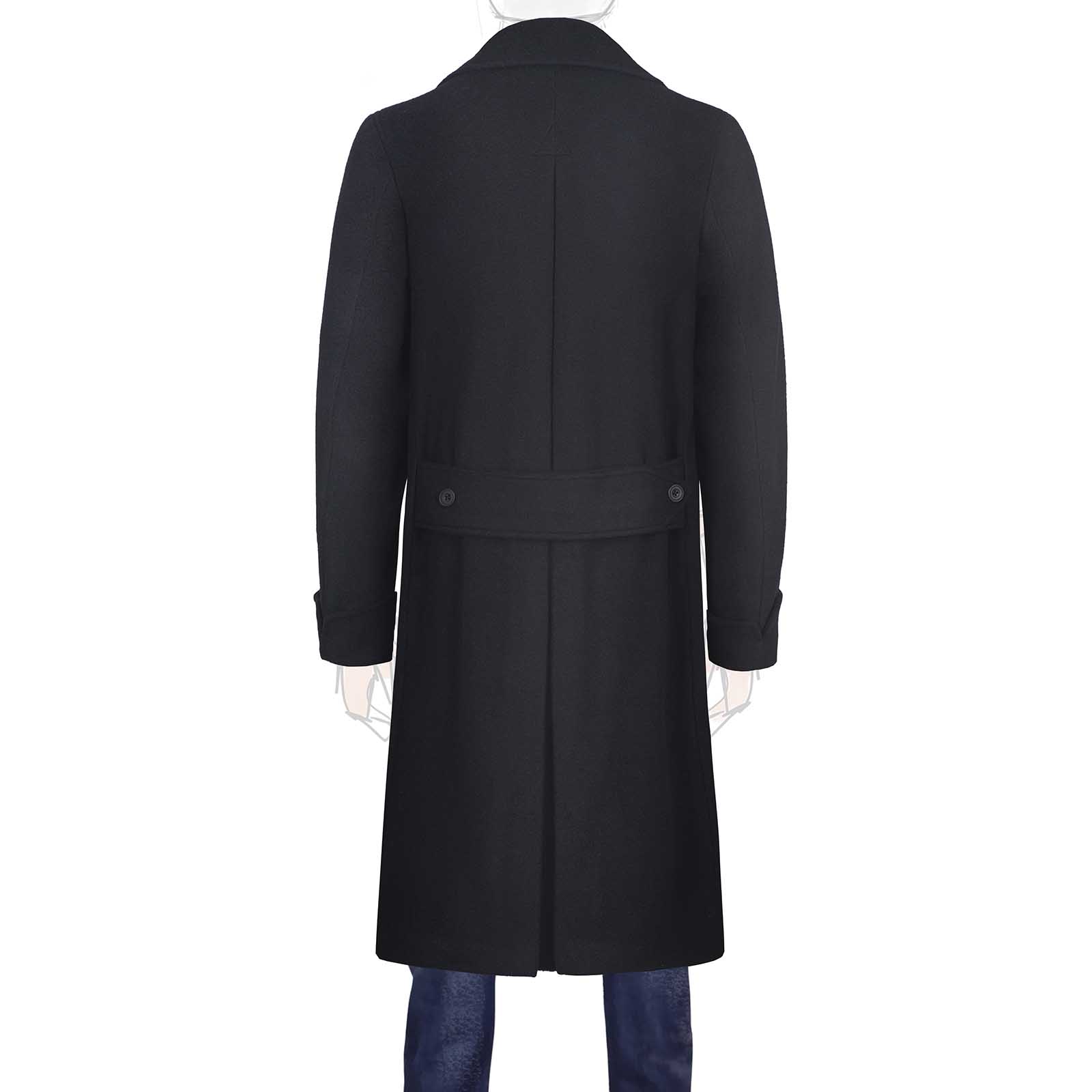 Rubinacci Cappotto ulster in cammello blu Sostegno trimestrale
