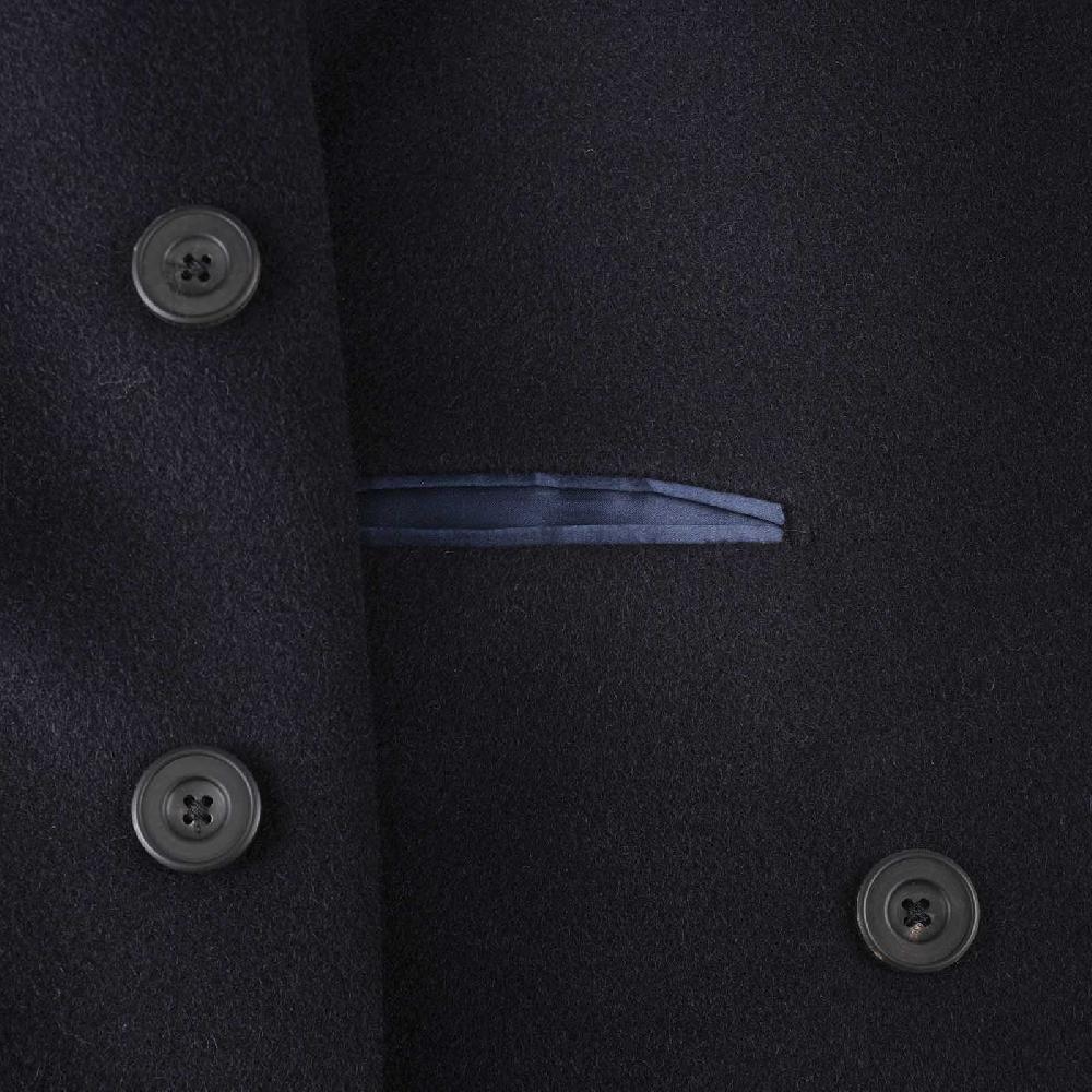 Rubinacci Cappotto ulster in cammello blu Sostegno trimestrale
