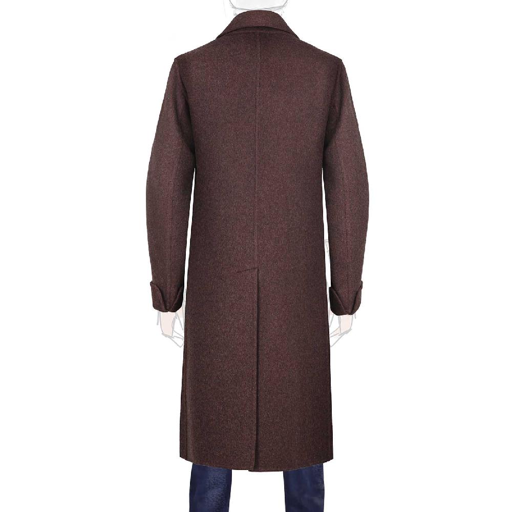 Rubinacci Cappotto doppio petto in cashmere bordeaux Limited Edition Limitato a 3 giorni