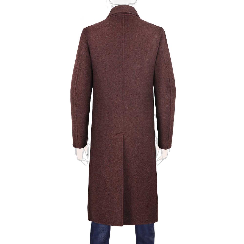 Rubinacci Cappotto in cashmere bordeaux Limited Edition Esporta salva