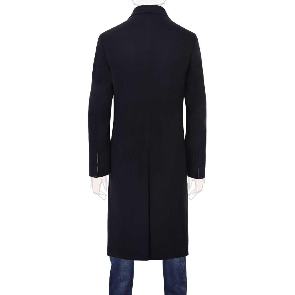 Rubinacci Cappotto in cashmere blu Duty-free