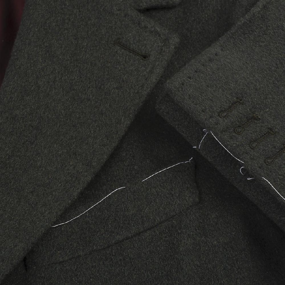 Rubinacci Cappotto in cashmere verde 50% di sconto per tempo limitato