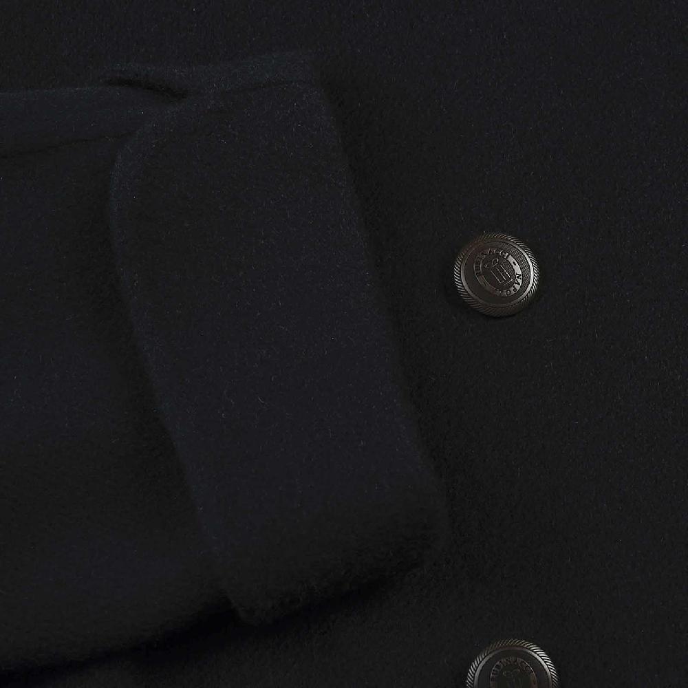 Rubinacci Cappotto doppio petto in cashmere blu 2025