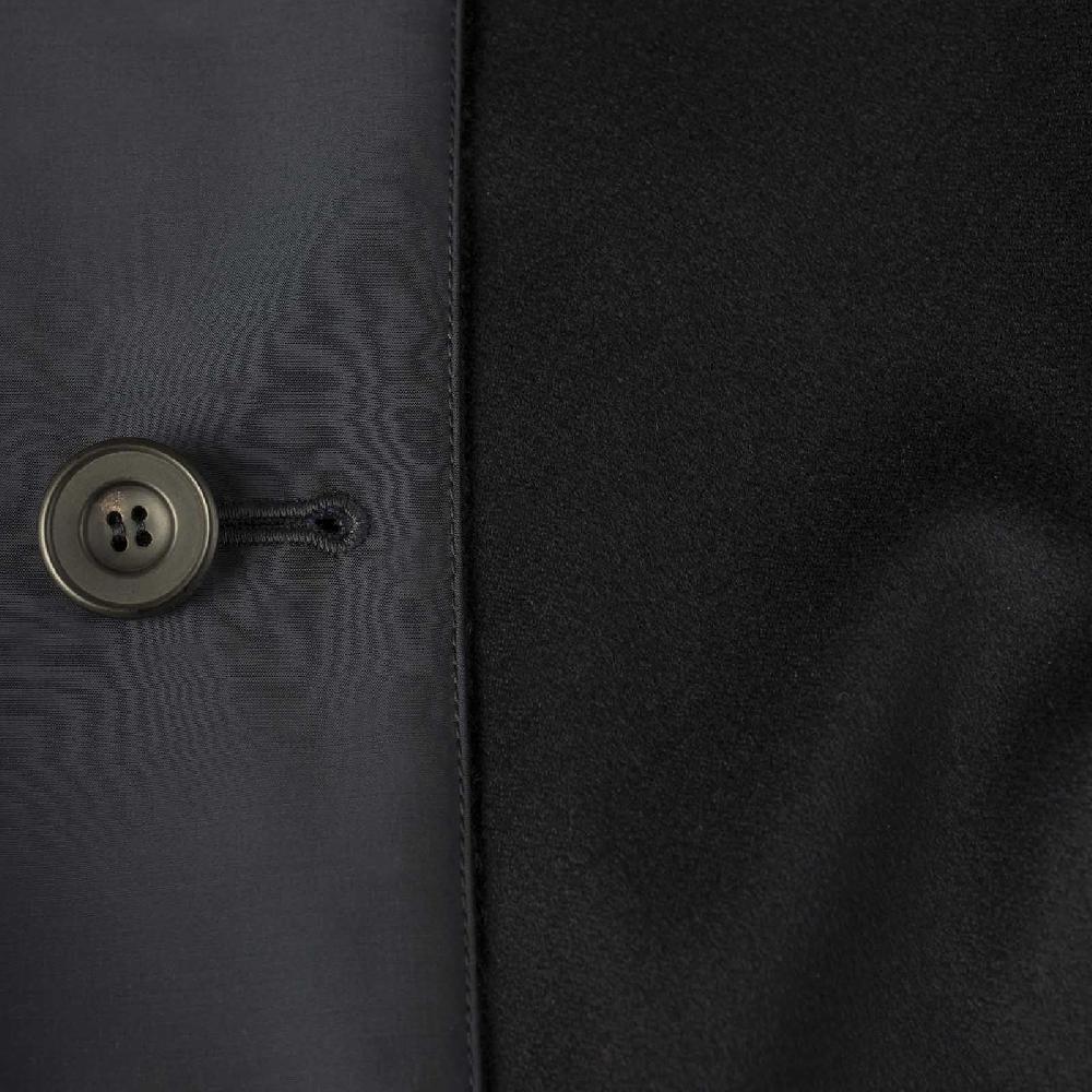 Rubinacci Cappottino in cashmere blu reversibile Italy