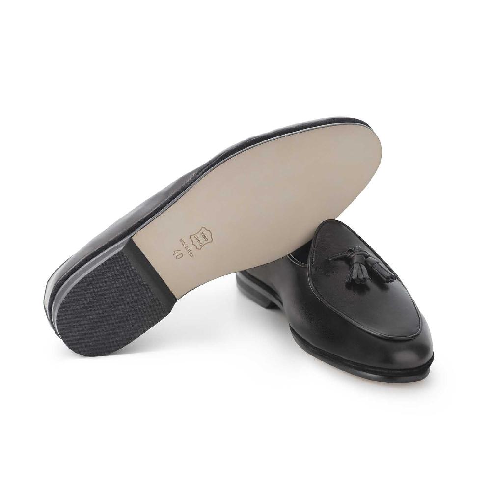 Rubinacci Marphy nappa nero con nappine Italia