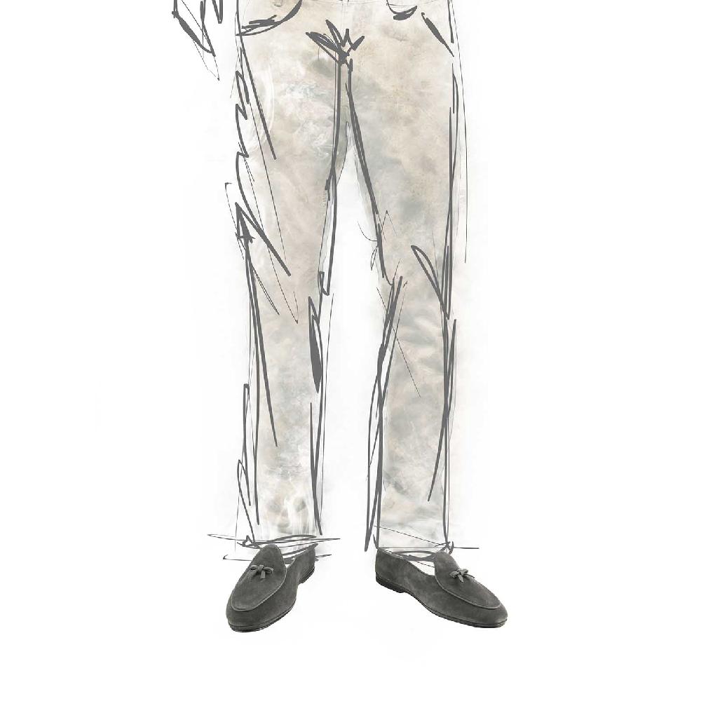 Rubinacci Marphy velour grigio Consegna Veloce