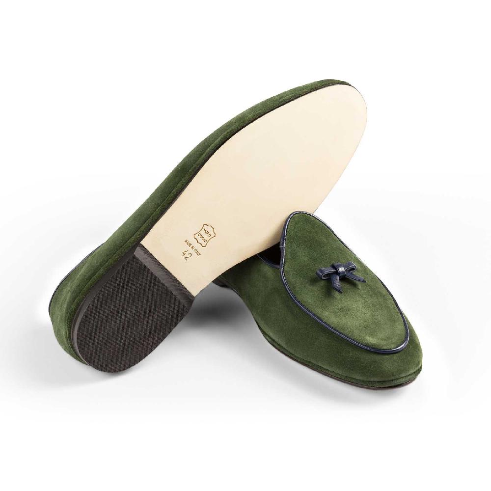 Rubinacci Marphy velour verde Offerte