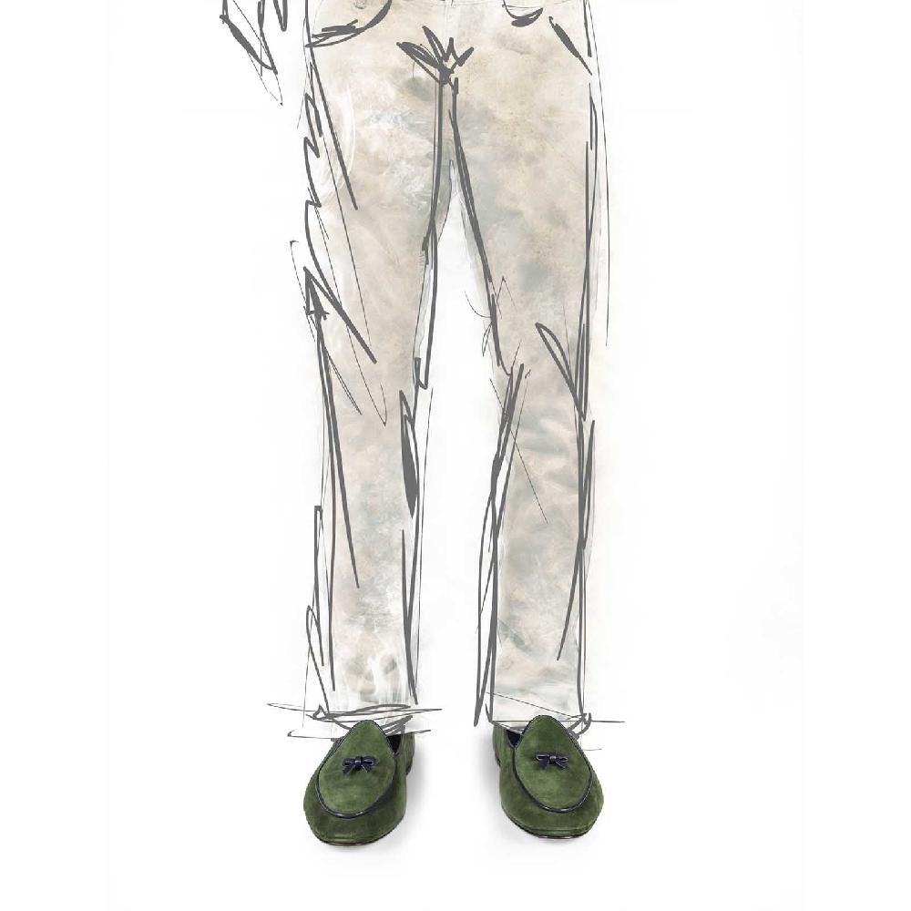 Rubinacci Marphy velour verde Offerte
