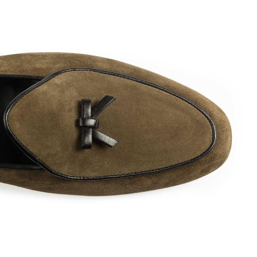 Rubinacci Marphy velour coffee Vendita Calda