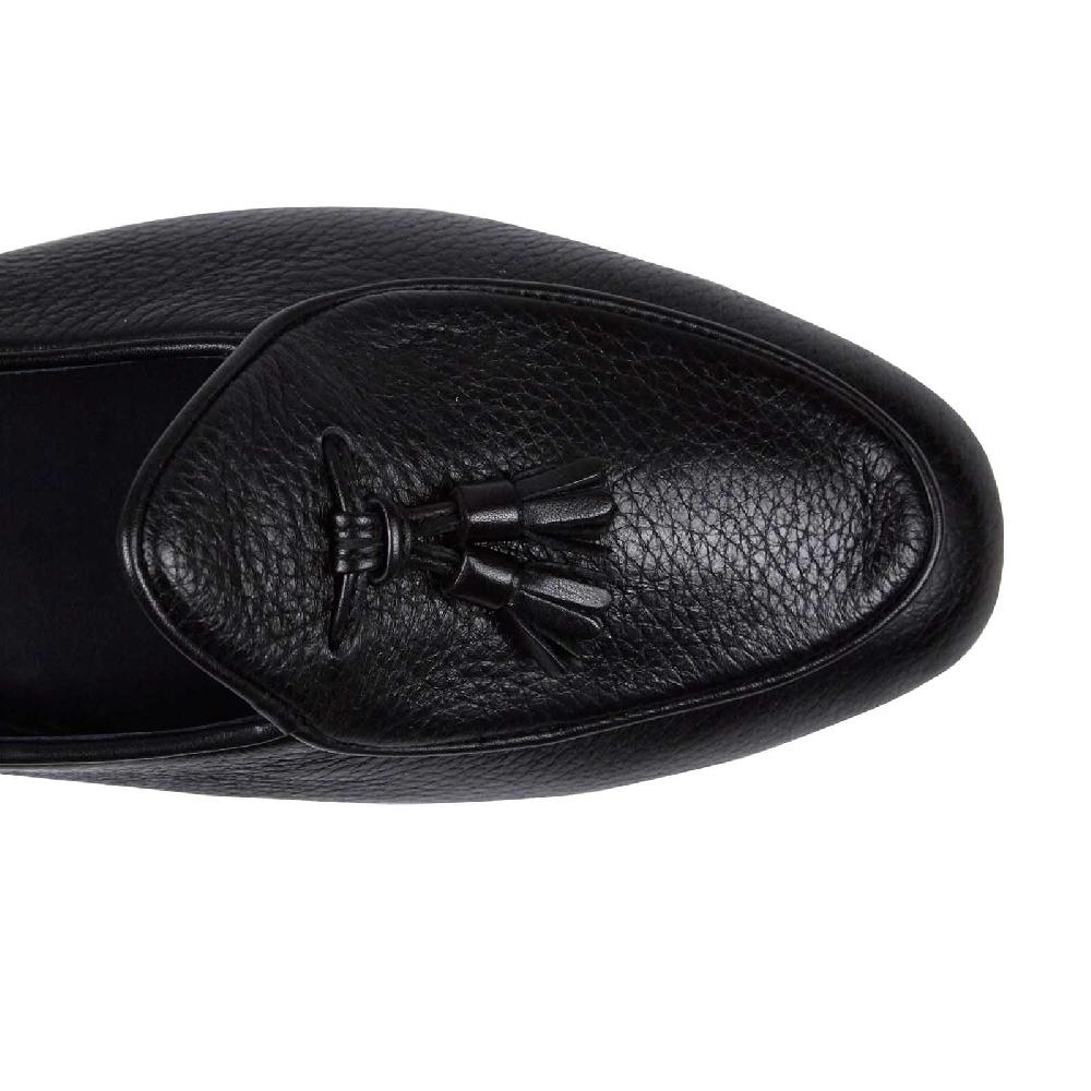 Rubinacci Marphy cervo nero con nappine Saldi Di Fabbrica