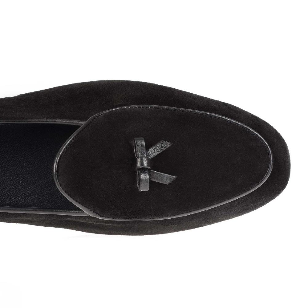 Rubinacci Marphy velour nero In Saldo