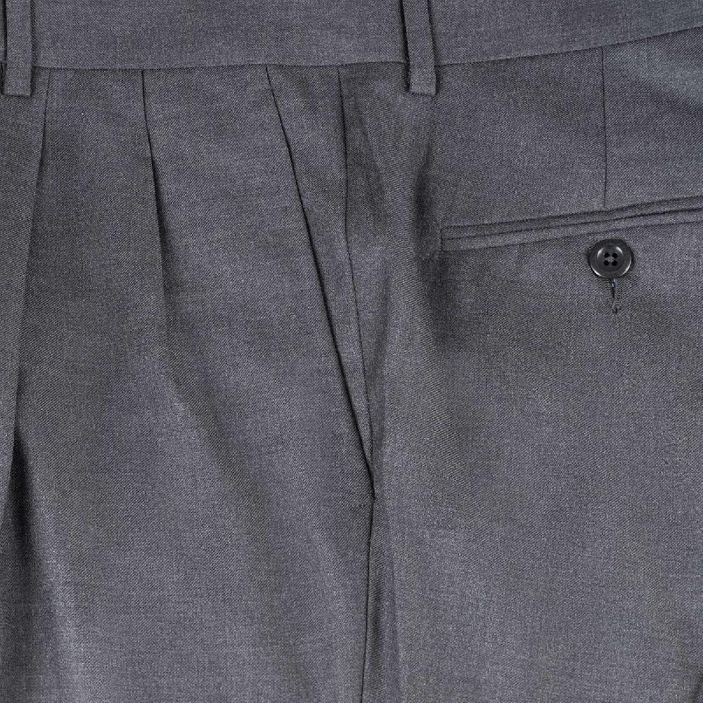Rubinacci Pantalone 2 pinces in tasmania grigio scuro Shopping online