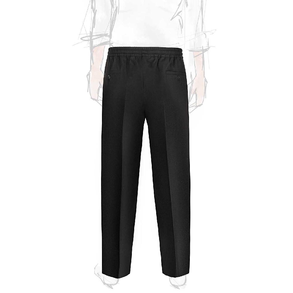Rubinacci Pantalone leisure in flanella nero Cyber Monday