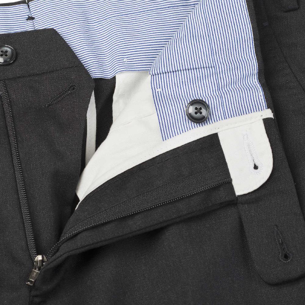 Rubinacci Pantalone in lana grigio scuro Offerte giornaliere