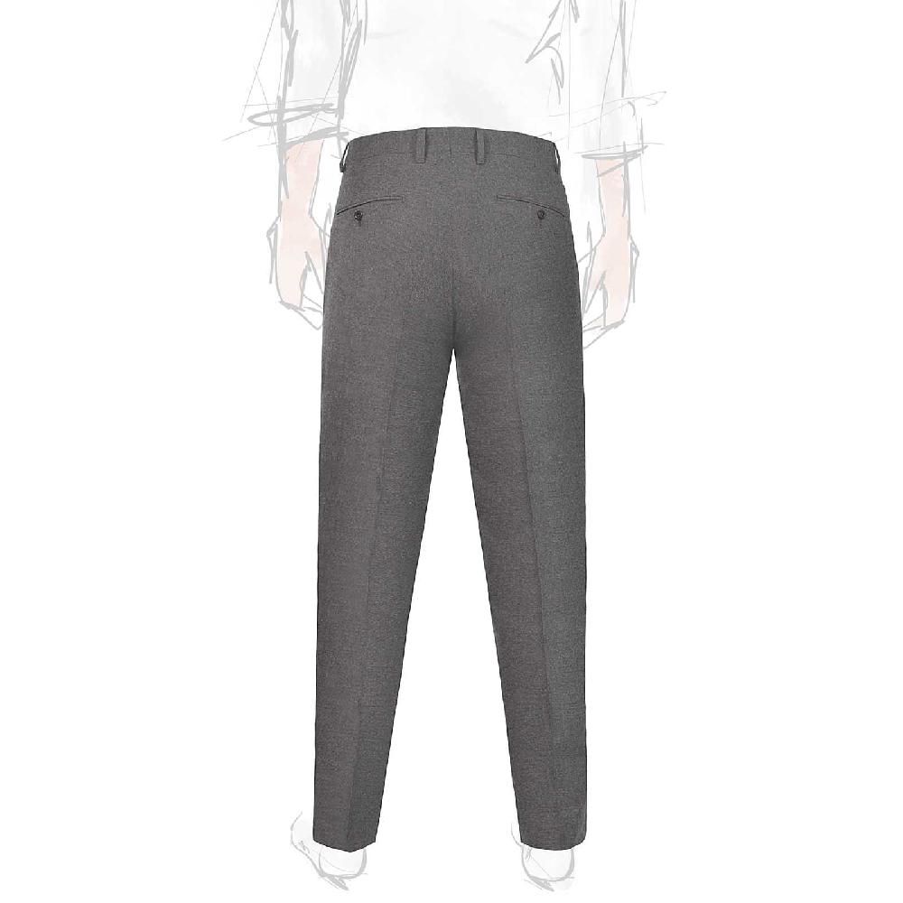 Rubinacci Pantalone casual in flanella grigio Offerte speciali