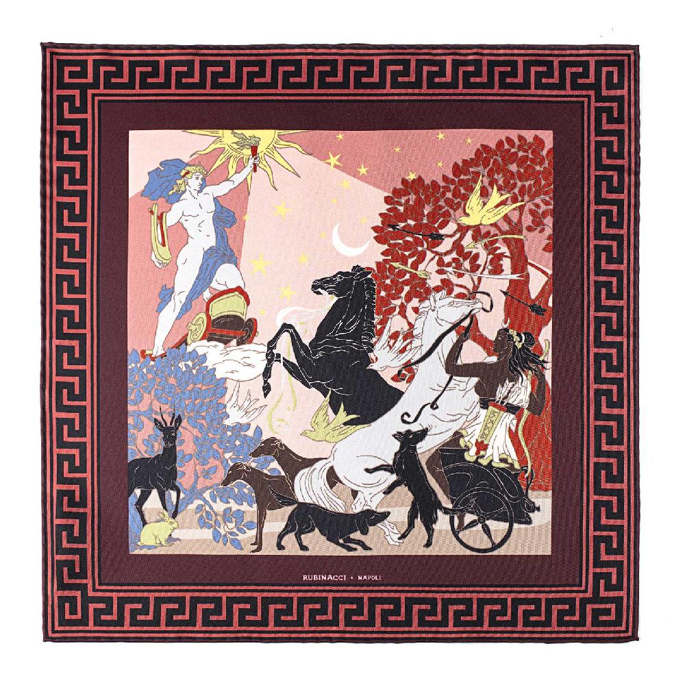 Rubinacci Pochette Artemide e Apollo mattone Saldi