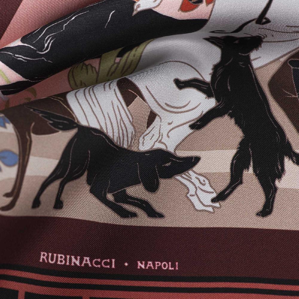 Rubinacci Pochette Artemide e Apollo mattone Saldi