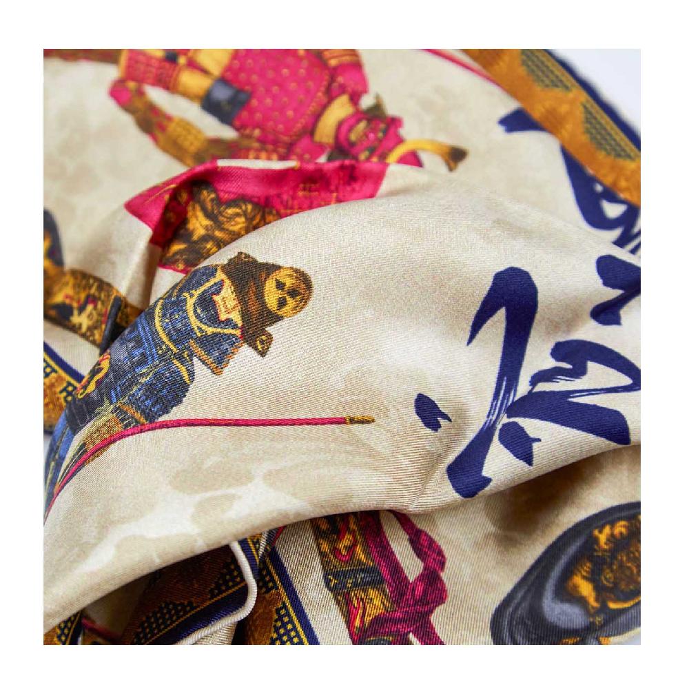 Rubinacci Pochette samurai blu navy Fornitura limitata