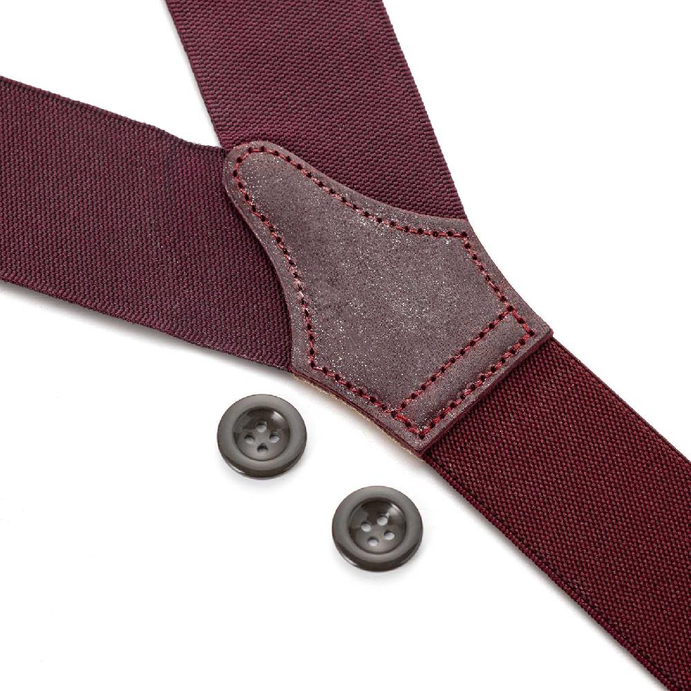 Rubinacci Bretelle bordeaux Offerta San Valentino