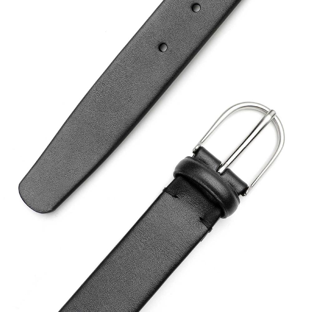 Rubinacci Cintura tubolare in vitello nappato nero Latest stili