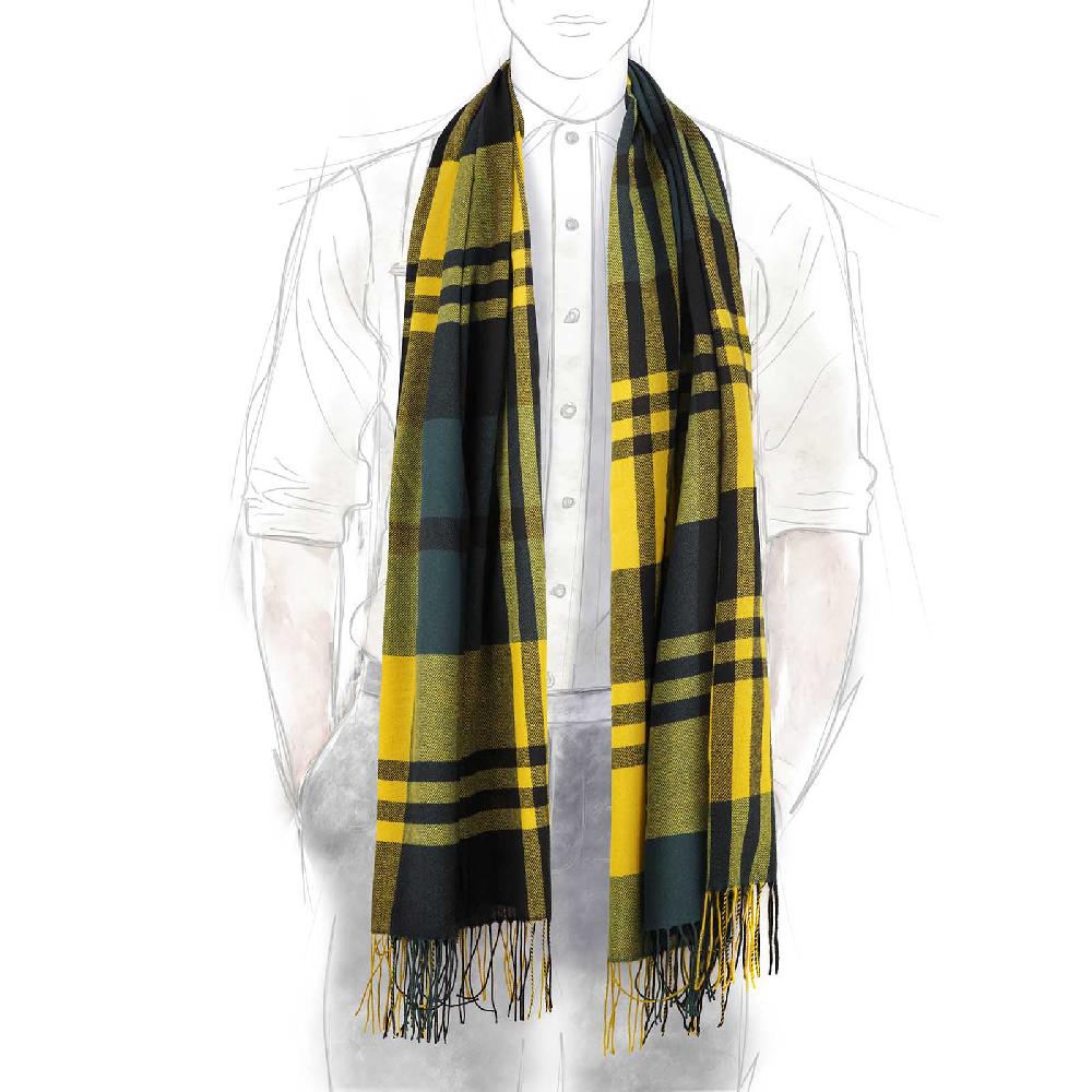 Rubinacci Sciarpa tartan giallo Solo un giorno rimasto
