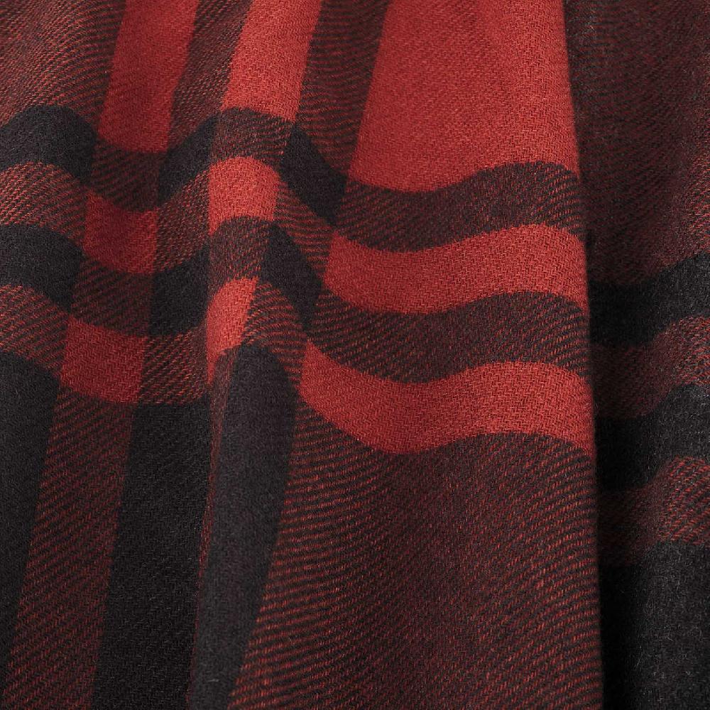 Rubinacci Sciarpa tartan rosso Super sconto