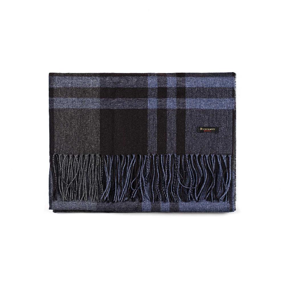 Rubinacci Sciarpa tartan blu Enormi sconti