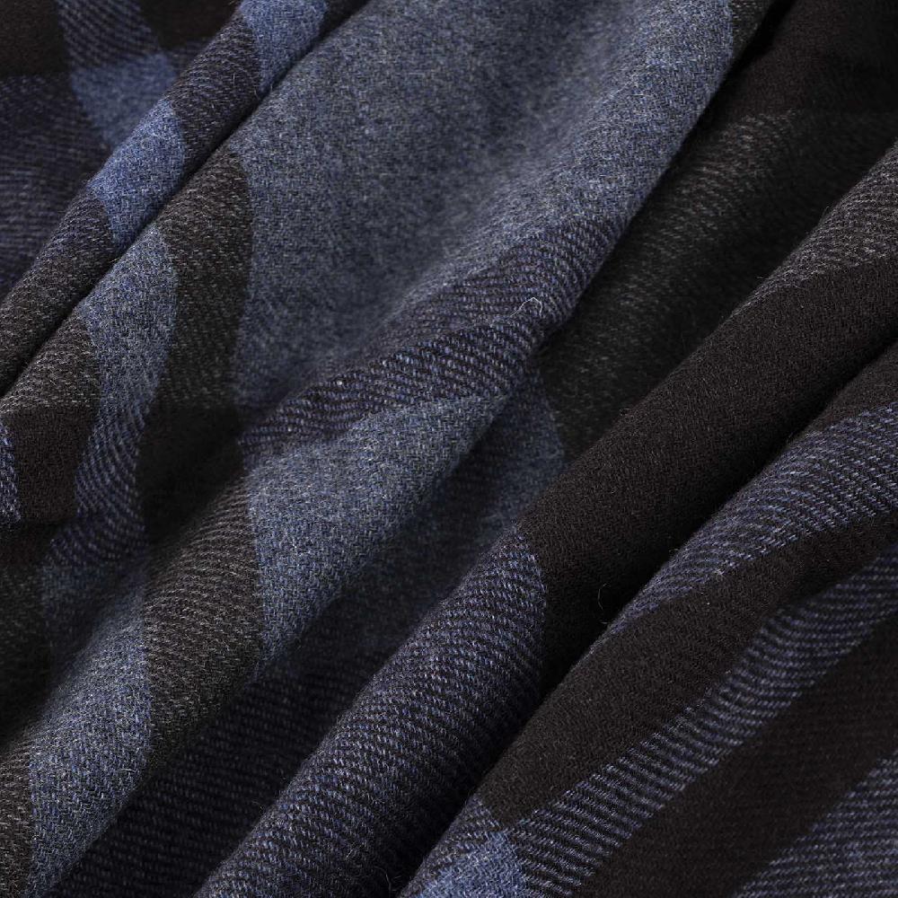 Rubinacci Sciarpa tartan blu Enormi sconti