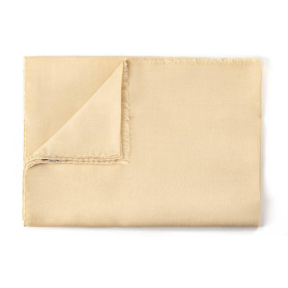 Rubinacci Sciarpa in cashmere ecru Italy