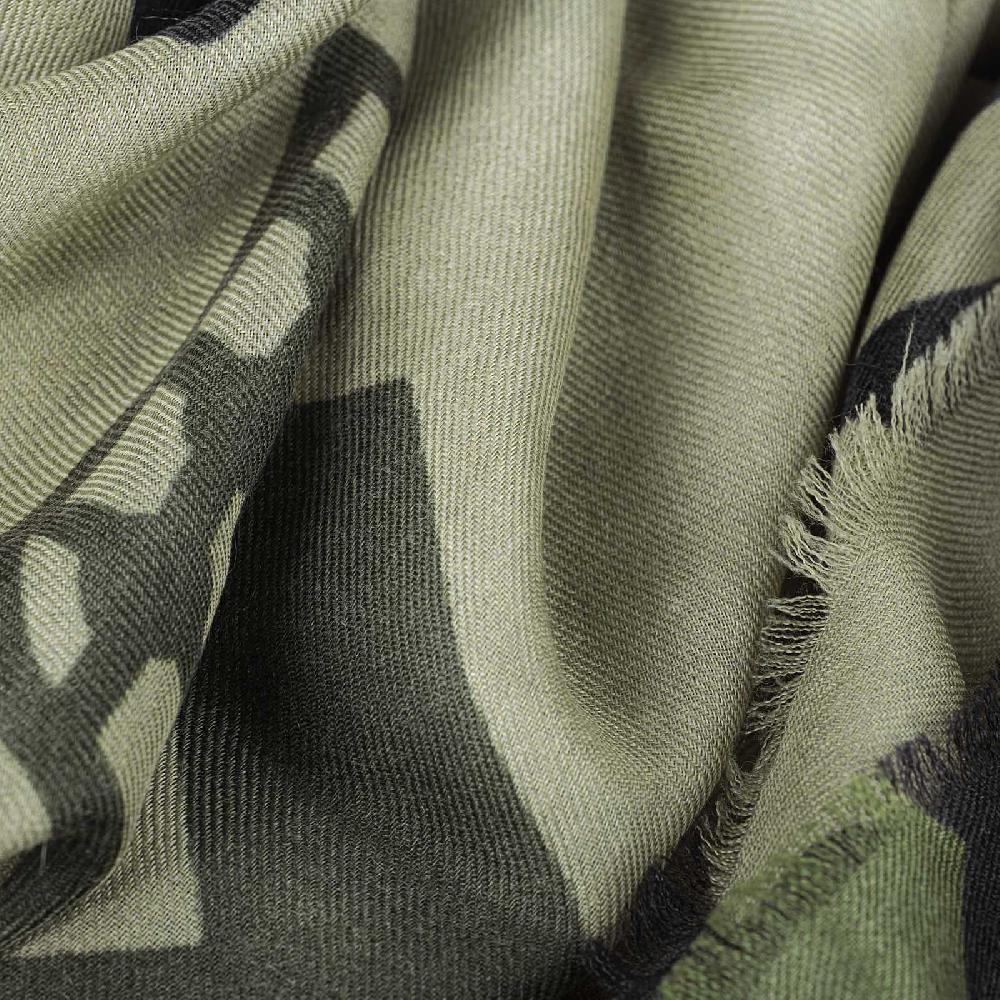 Rubinacci Sciarpa konia verde militare In Linea