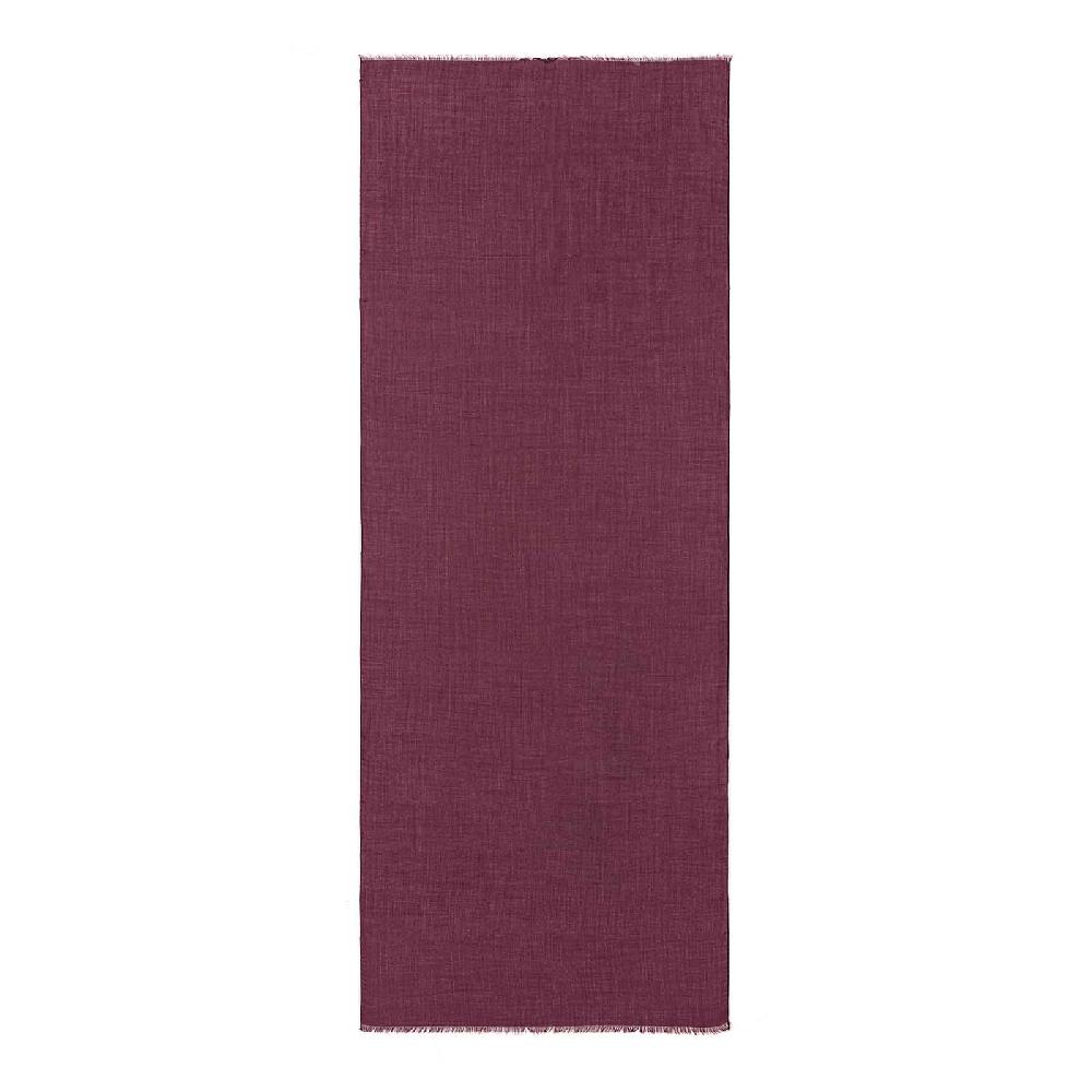 Rubinacci Sciarpa in cashmere vino Pezzi Unici