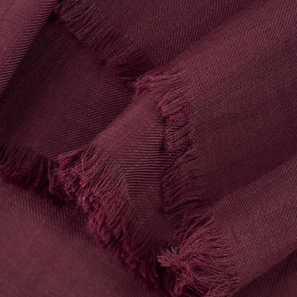 Rubinacci Sciarpa in cashmere vino Pezzi Unici