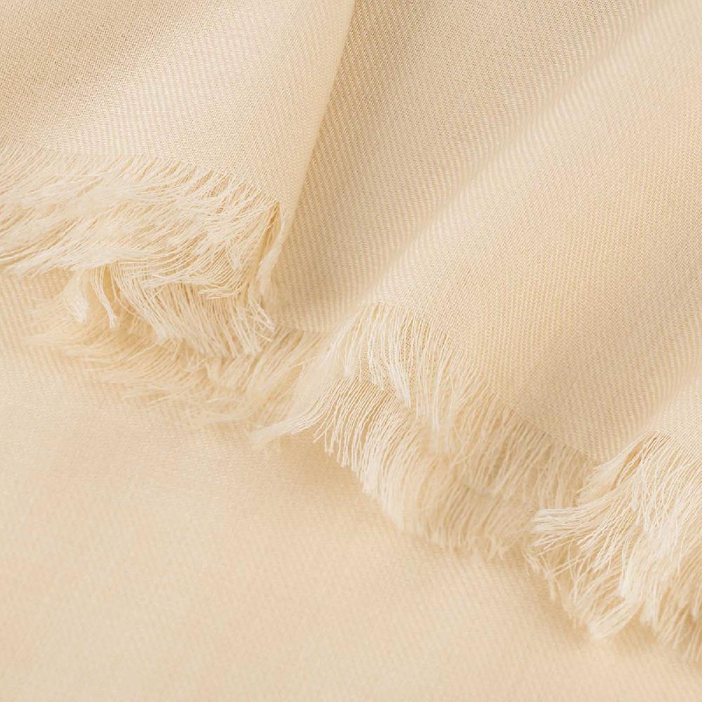 Rubinacci Sciarpa in cashmere crema Qualità Garantita