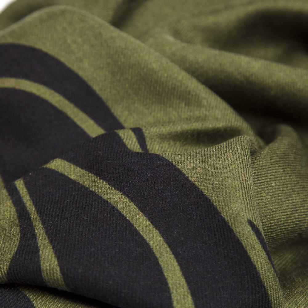 Rubinacci Sciarpa cavallo verde militare Prezzo Ridotto