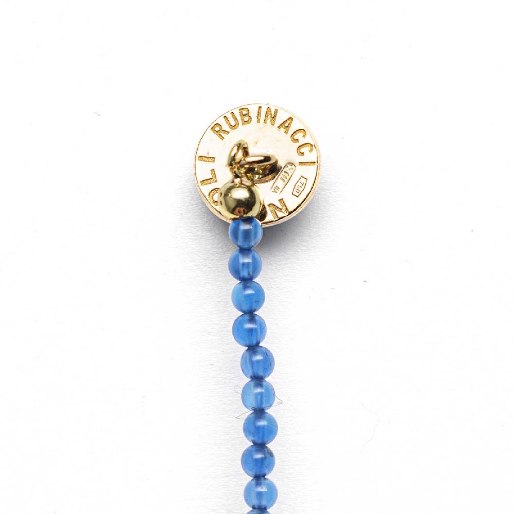 Rubinacci Bottone da bavero ruby in agata azzurro Vendite Flash