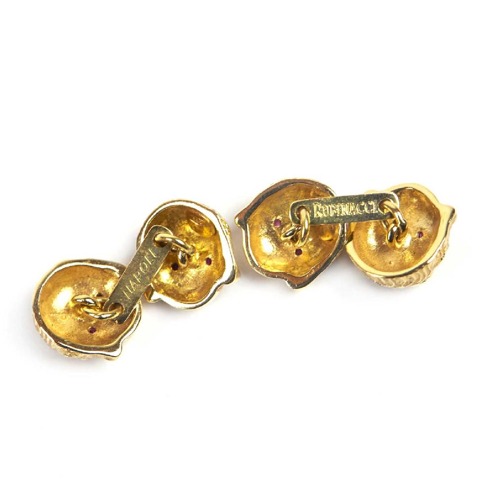 Rubinacci Gemelli con putti oro Moda