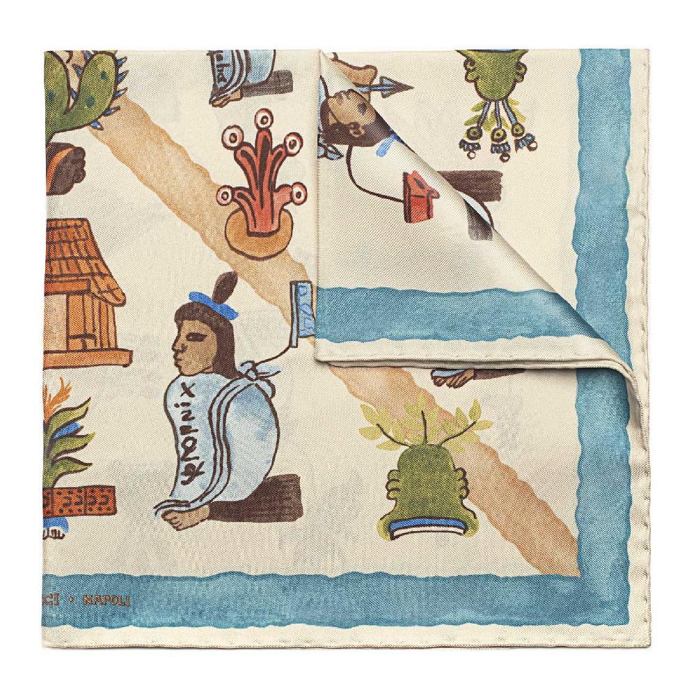 Rubinacci Foulard mendoza crema Shopping online