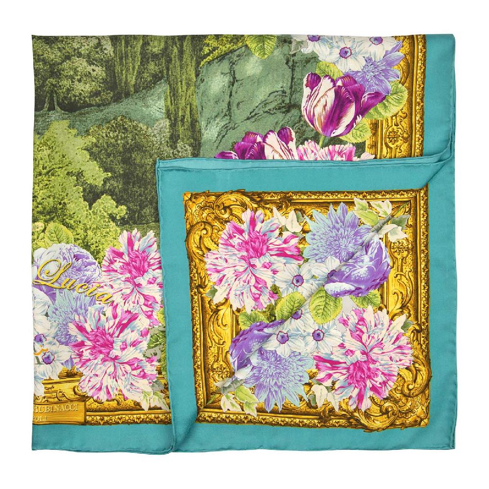 Rubinacci Foulard villa lucia verde acqua Offerta Pasqua