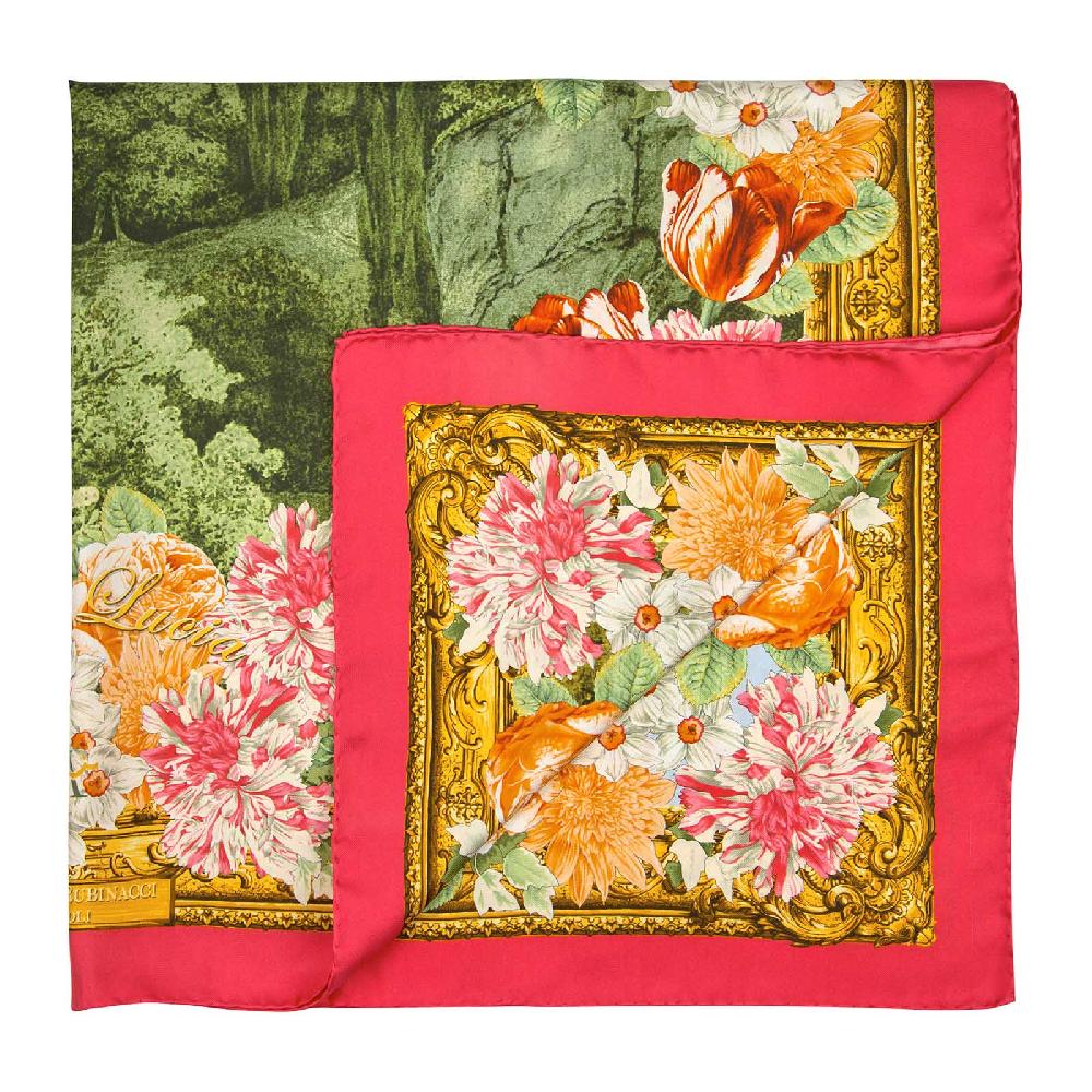 Rubinacci Foulard villa lucia corallo Offerta per la Festa della Mamma