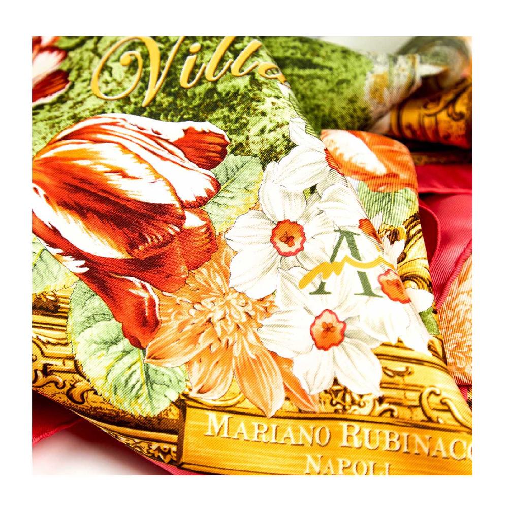 Rubinacci Foulard villa lucia corallo Offerta per la Festa della Mamma