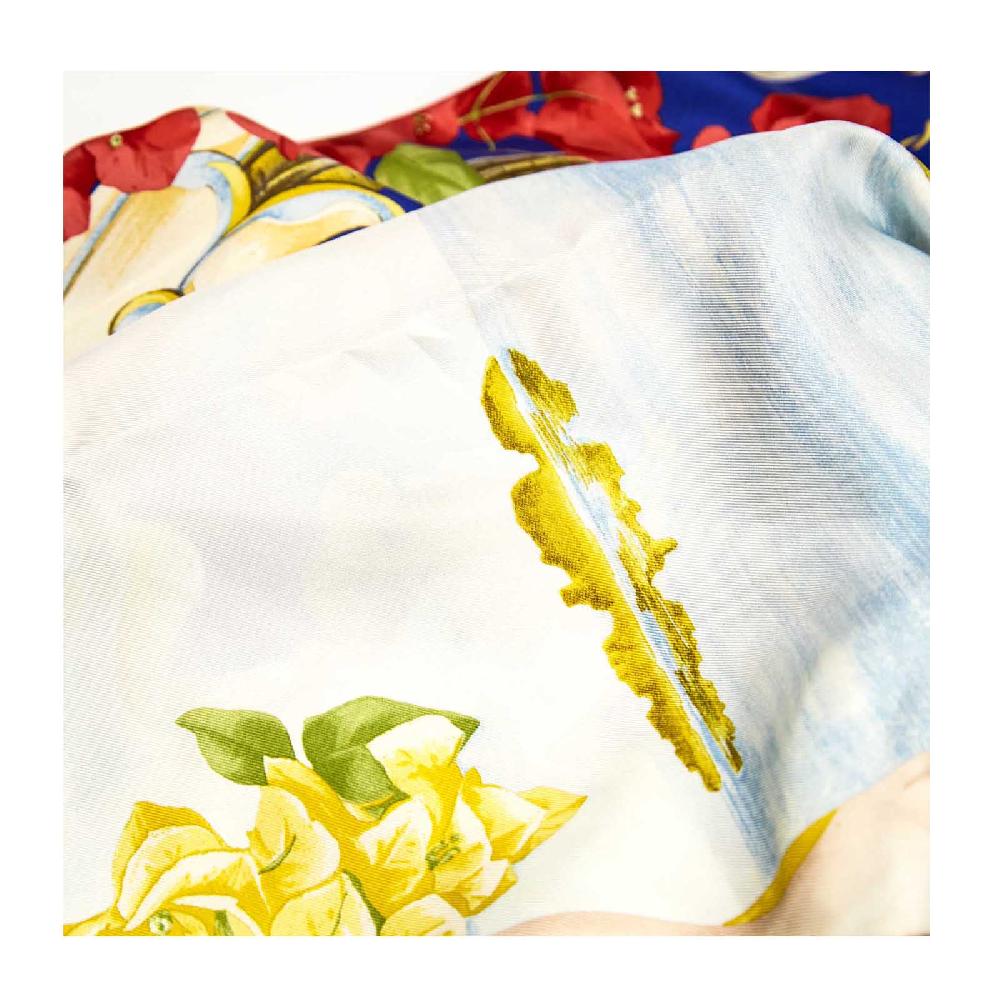 Rubinacci Foulard sirenuse bluette Offerta Anniversario