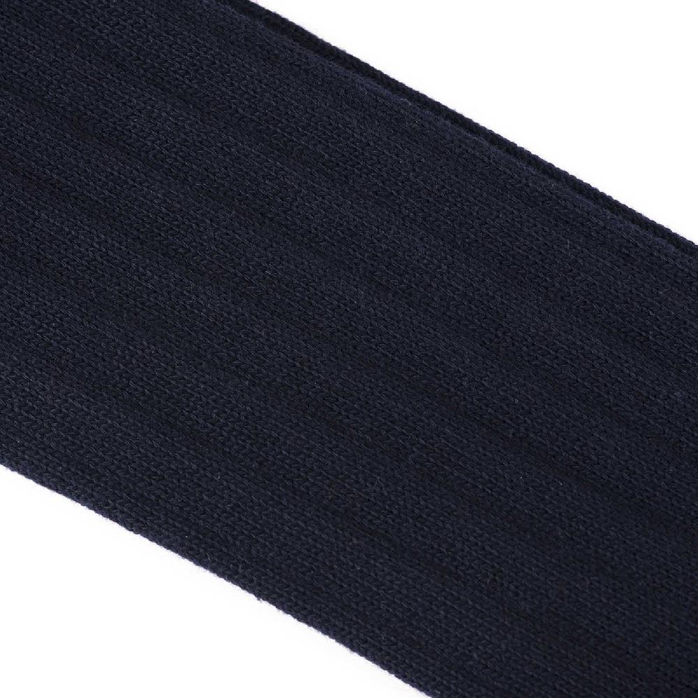 Rubinacci Calze in cotone a costa larga blu Latest fashion
