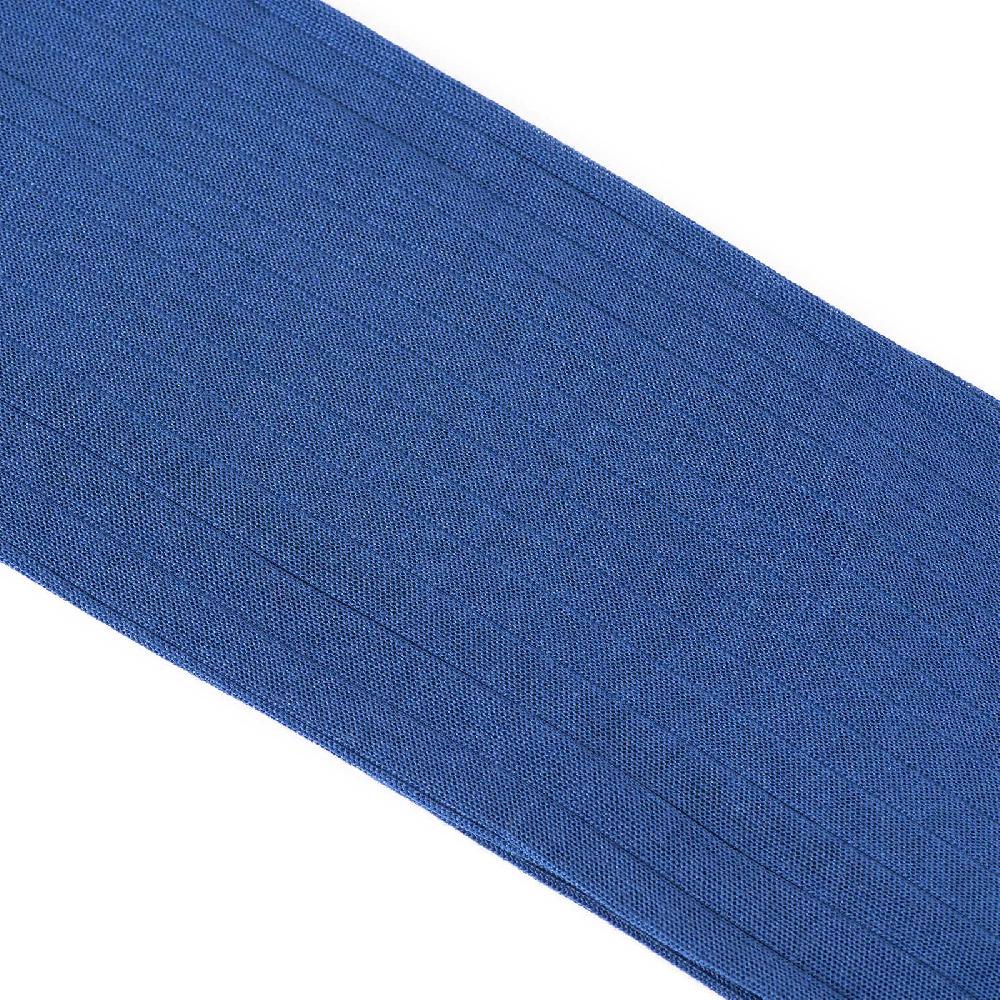 Rubinacci Calze in filo di Scozia a costina bluette Offerte esclusive