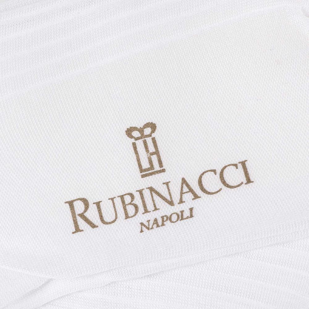 Rubinacci Calze in filo di Scozia a costina bianco Grandi sconti