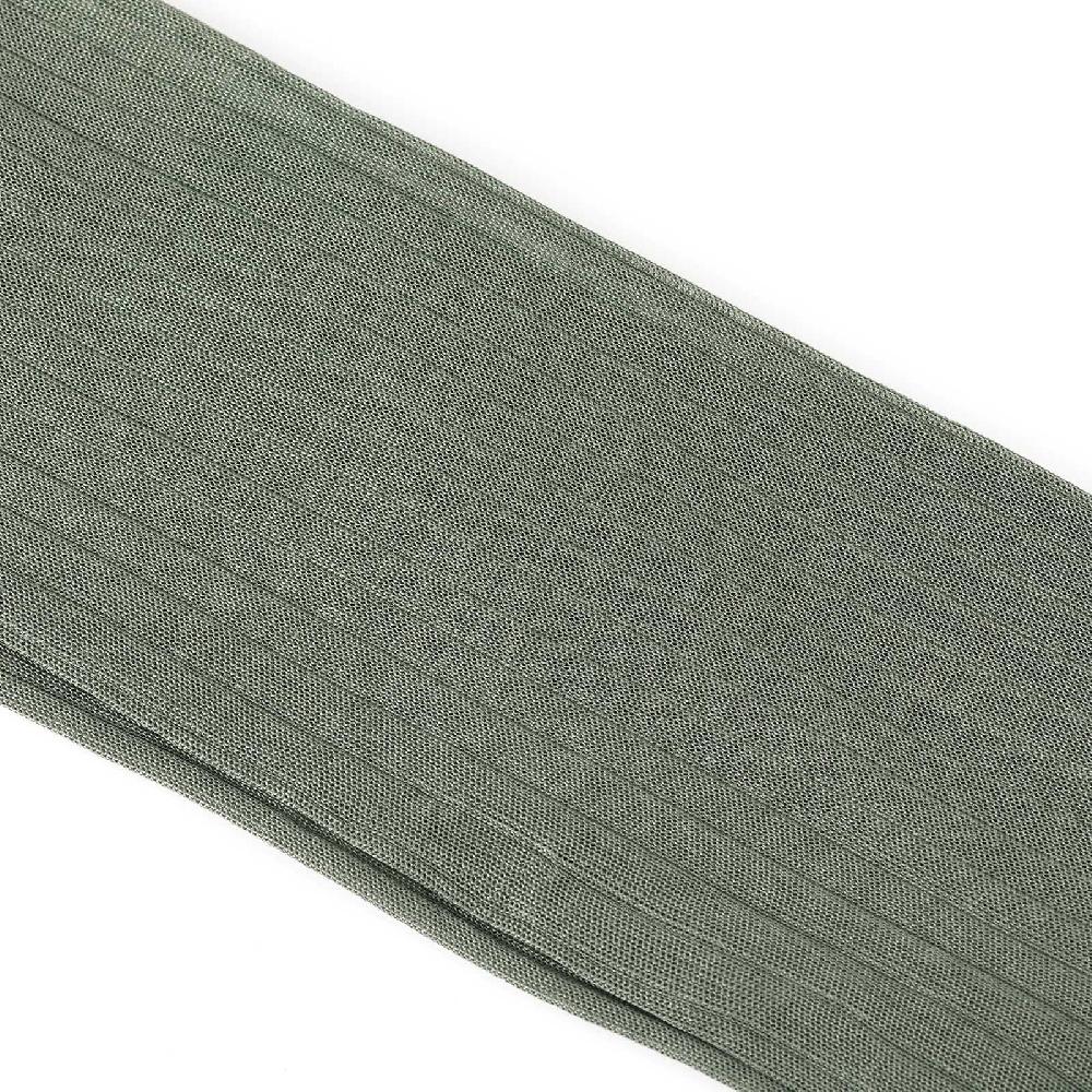 Rubinacci Calze in filo di Scozia a costina salvia Nuovi prodotti
