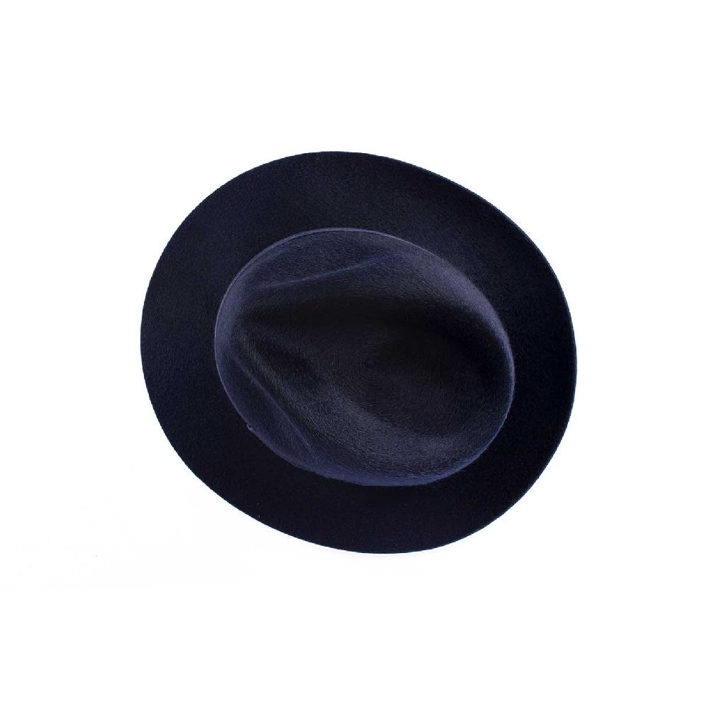 Rubinacci Fedora in lana blu Super Saving Price